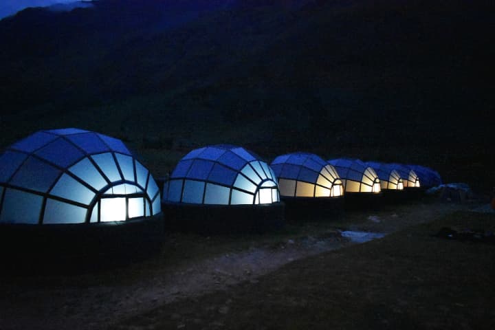 Sky camp of Salkantay Trek