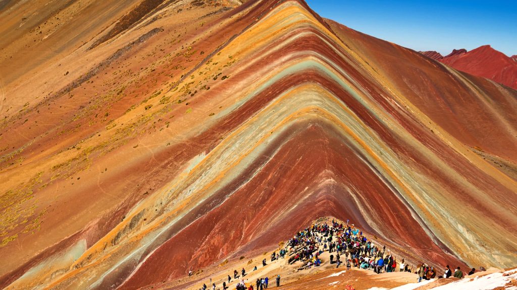 Stunning view of Vinicunca, the Rainbow Mountain of Peru - Ali Peru Treks